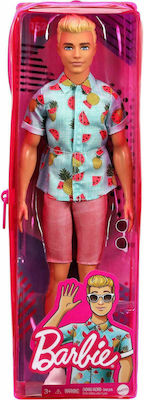 Barbie Κούκλα Ken για 3+ Ετών Fruit Print Shirt