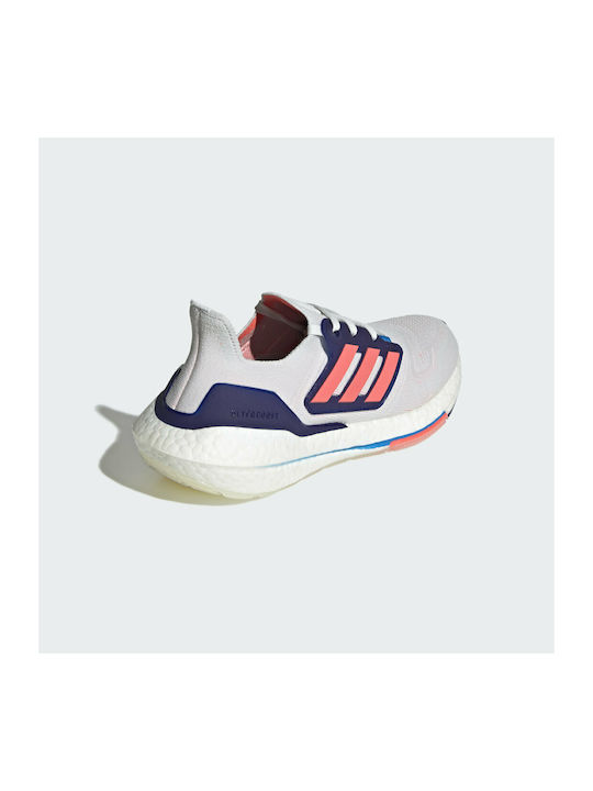 Ultraboost 22 Sport Shoes Running Crystal White / Turbo / Legacy Indigo