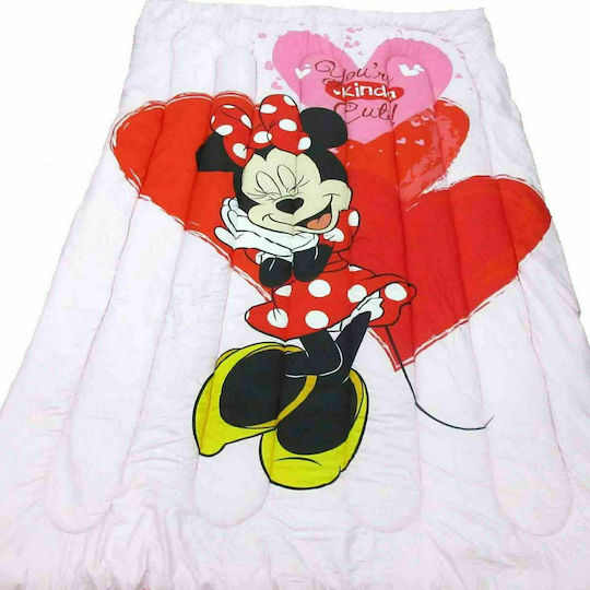 Dimcol Kids Duvet Double Sided Single Minnie 031 160x250cm