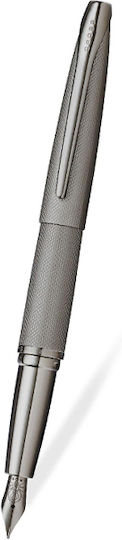 Cross Atx Titanium Πένα Γραφής Medium Γκρι με Μαύρο Μελάνι