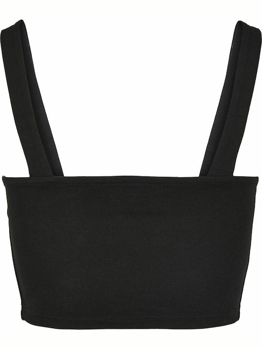 2 Pack Women's Summer Cotton Sleeveless Crop Top Black/White