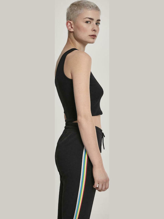 Γυναικείο Αθλητικό Crop Top Black