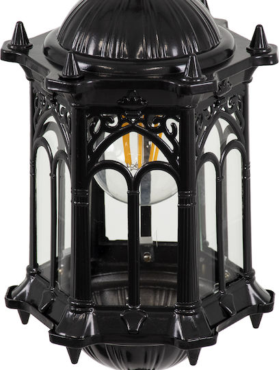 GloboStar Darcy Pendant Light Black Grid with Socket E27 16x16x32.5cm