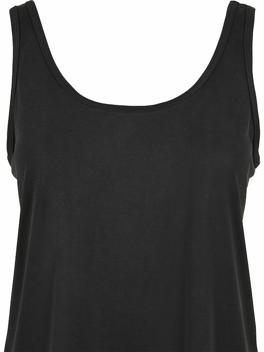 Damen Bluse Ärmellos Schwarz