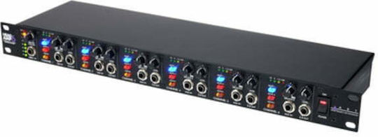 ART Pro Audio Headamp6 Analog Kopfhörerverstärker Gestell 12 Kanäle