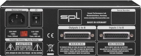 SPL Volume 8 Monitor Controller Black