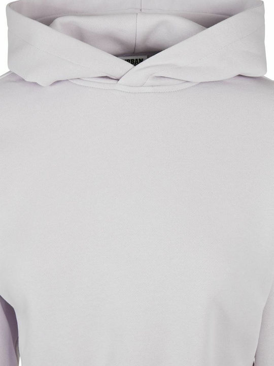 Gekürzt Damen Sweatshirt Kapuzen Gray