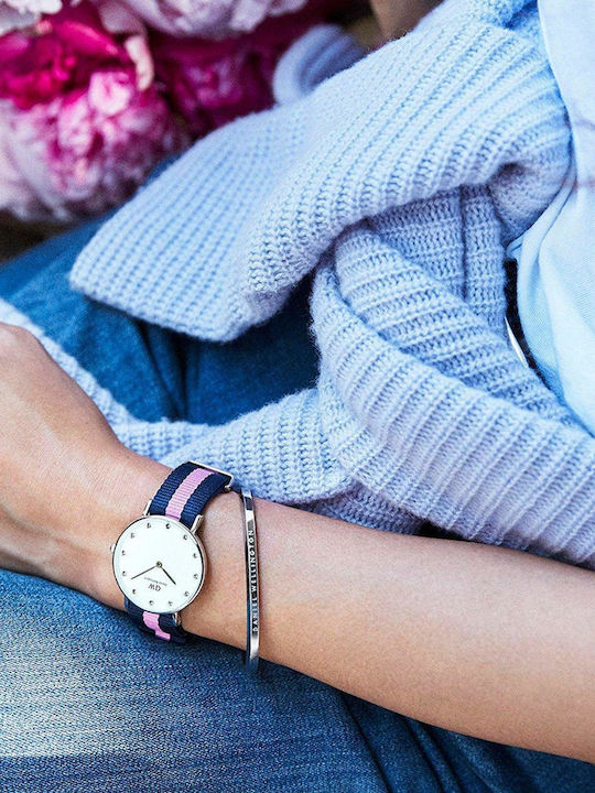 Daniel Wellington Classic Large Βραχιόλι Χειροπέδα από Ατσάλι Daniel Wellington Classic Large Βραχιόλι Χειροπέδα από Ατσάλι