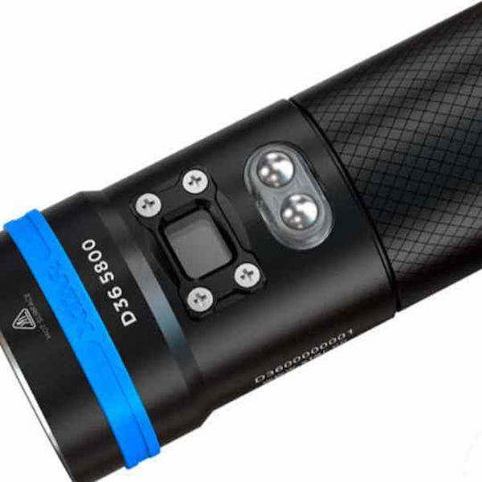 XTAR D36 Φακός Κατάδυσης LED με Φωτεινότητα 5800lm για Βάθος έως 100m