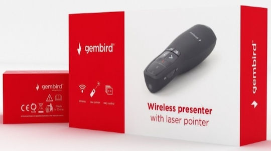 Gembird Presenter με Κόκκινο Laser και Πλήκτρα Slideshow