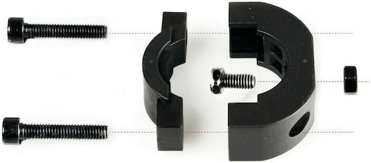 Lampa Bases for Projectors Μοτοσυκλέτας in Black Color L9046.5