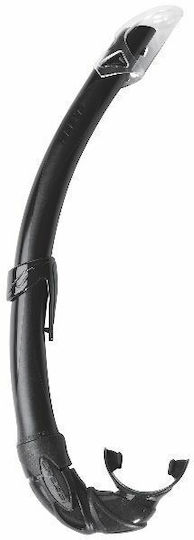 CressiSub Mexico Snorkel Black With Silicone Mouthpiece