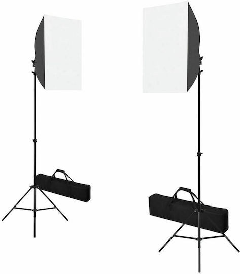 vidaXL Kit Φωτισμού 24W Ατσάλινα 2τμχ