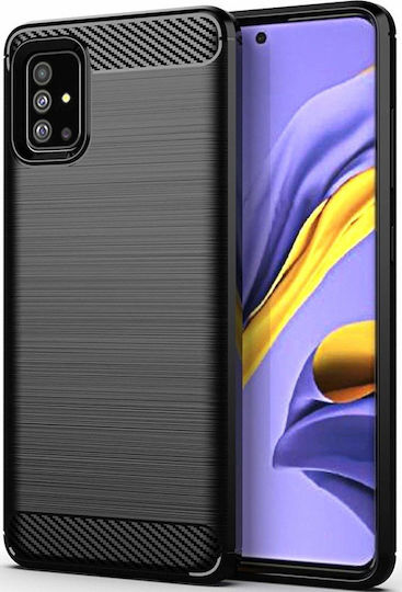 Hurtel Back Cover Σιλικόνης Μαύρο (Galaxy A51)