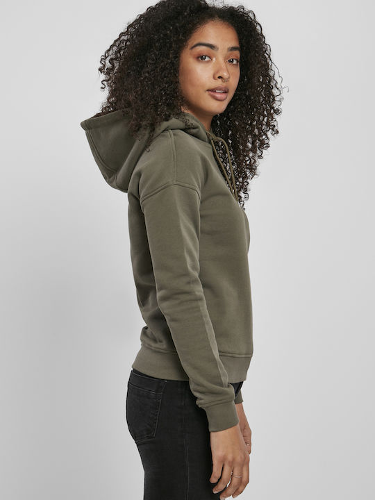 Women's Sweatshirt Hooded Khaki