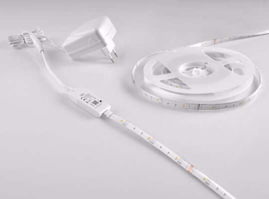 Polux LED Лента 220V RGB Светлина 2м с Захранване & WiFi Контролер
