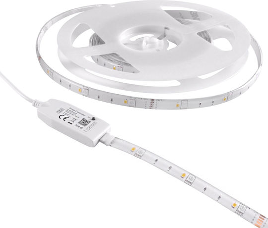 Polux LED Лента 220V RGB Светлина 2м с Захранване & WiFi Контролер