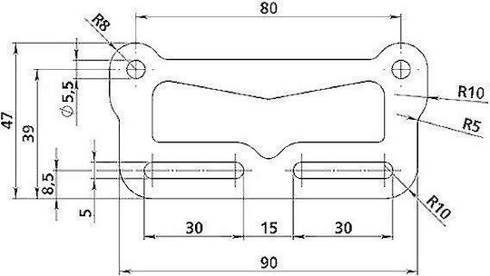 Lampa Motorrad-Zubehörteile in Schwarz Farbe L9018.9