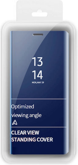 Hurtel Clear View Book Πλαστικό Μπλε (Galaxy S8)
