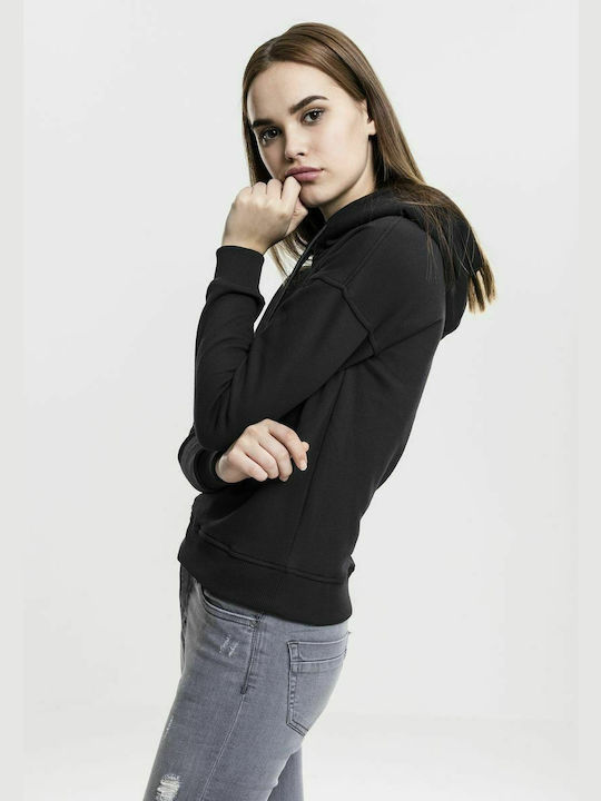 Women's Sweatshirt Hooded Black
