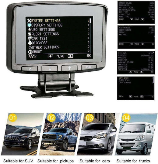 Autool X50 Plus OBD2 und Head Up Display Für das Auto zur Montage auf Dashboard X50-Plus