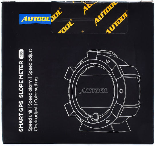 Autool X95 Car Speedometer and Inclinometer Digital Instrument 60mm μέσω GPS