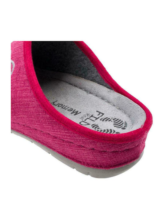 Fild Anatomic Altea 09 Anatomical Leather Women's Slippers in Fuchsia color