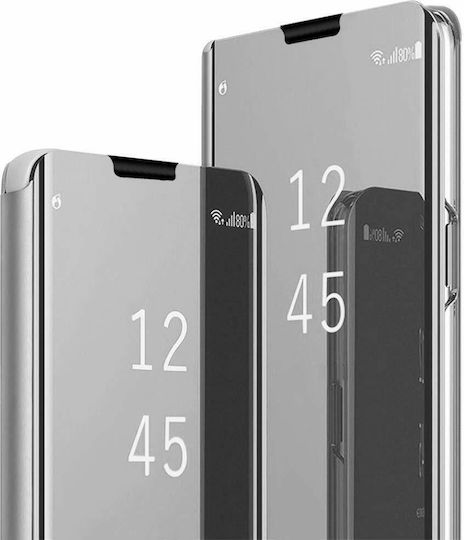 Clear View Book Plastic Silver (Redmi Note 8T)