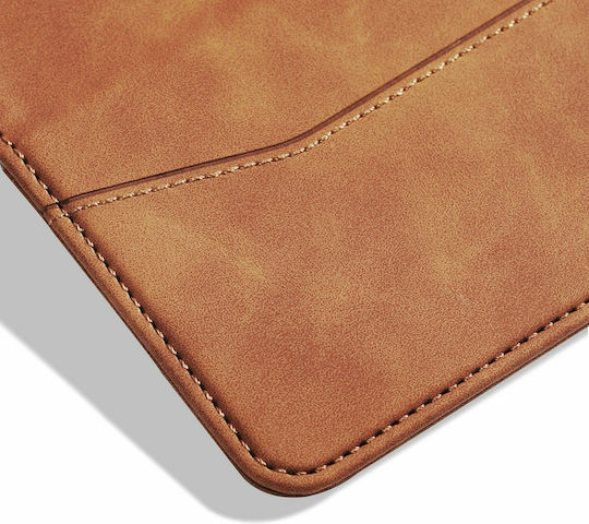Bodycell PU Leather Book Δερματίνης Καφέ (Redmi Note 6 Pro)