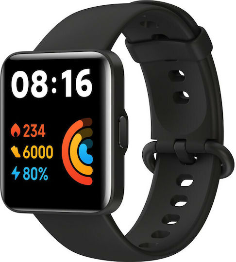 Xiaomi Redmi Watch 2 Lite 42mm Waterproof with Heart Rate Monitor (Black)