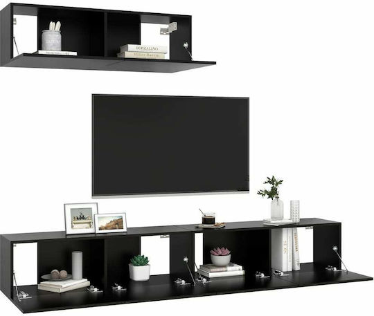 Животно помещение ТВ единица Black Д100xШ30xВ30бр