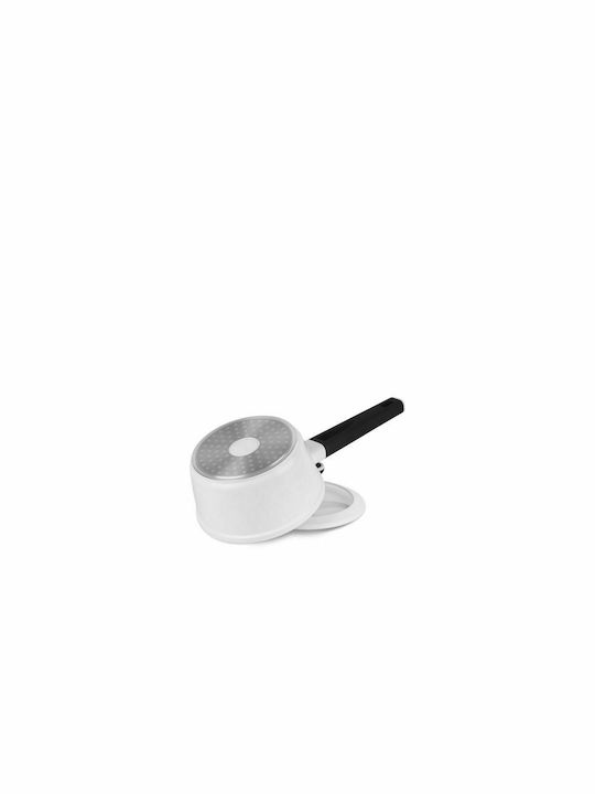 Edenberg Cookware Set of Aluminum with Non-stick Coating White 12pcs