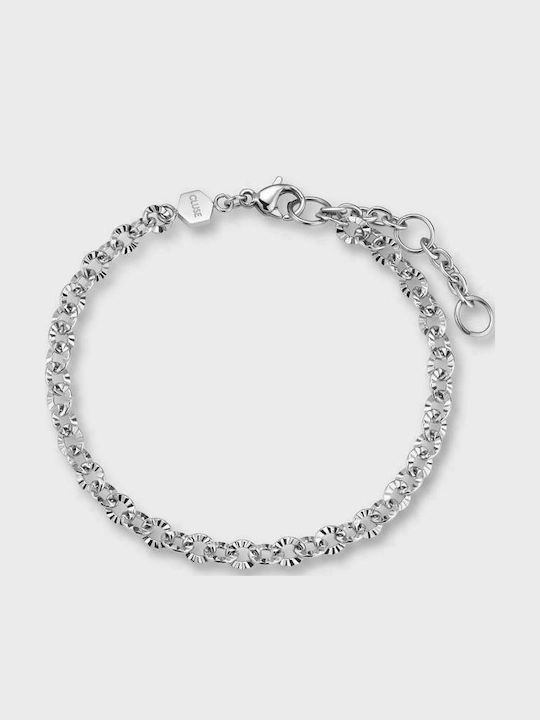 Cluse Boho Chic Petite Damen Uhr mit Silber Metallarmband