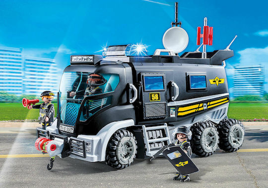 Playmobil Действие на града Бронирано Превозно Средство за Специални Мисии за 5+ години години
