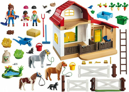 Playmobil Land Scheune mit Pony für 4-10 Jahre