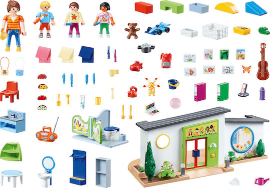 Playmobil City Life Rainbow Daycare for 4+ years old years old