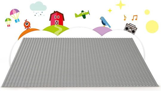 LEGO Classic Grey Baseplate for 4 - 99 Years