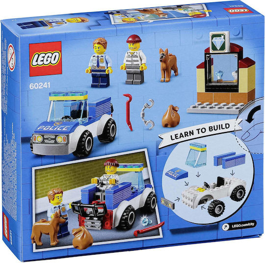 LEGO City Police Dog Unit pentru 4+ ani Ani