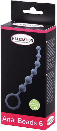 Malesation No 6 Anal Perlen Schwarz