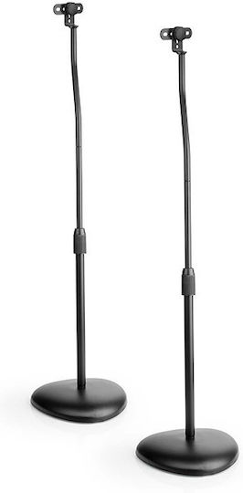 Nedis Speaker Stands in Black Color