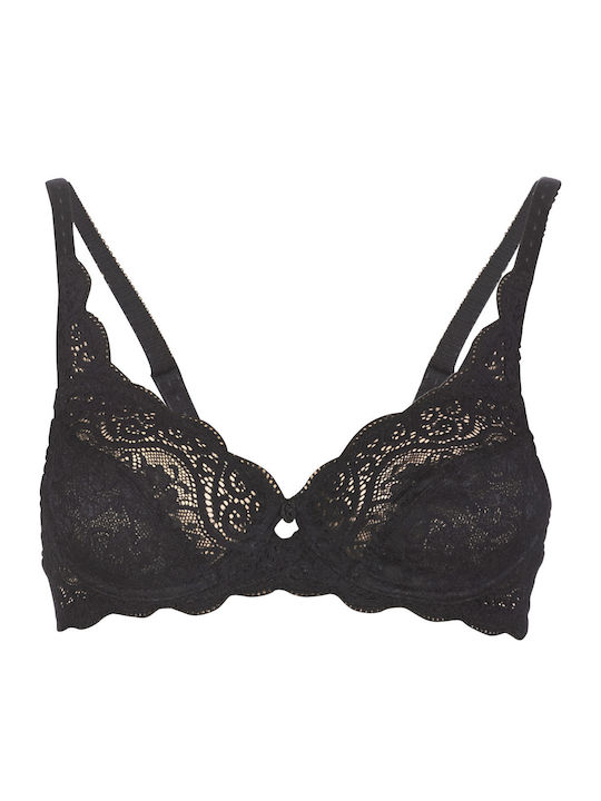 Amourette 300 W X Bra without Padding Underwire Black
