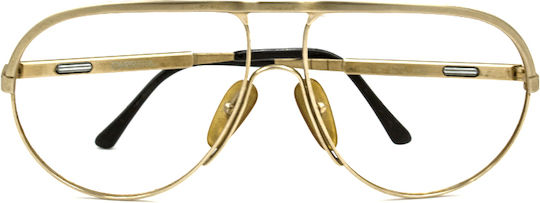 Carrera Herren Metallisches Brillengestell Gold 5305 40