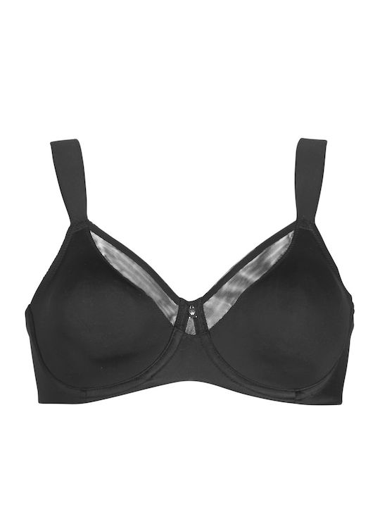 True Shape Sensation W01 Bra without Padding Underwire Black