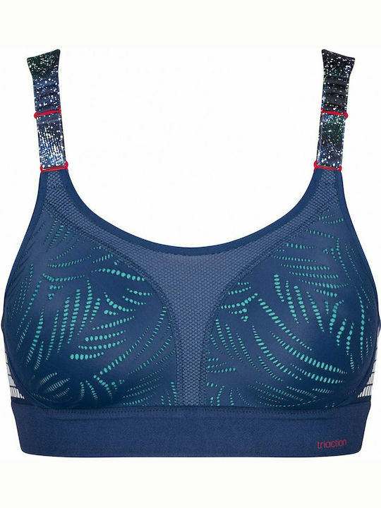 Triaction Extreme Lite N Athletic Athletic Bra with Light Padding without Underwire Navy Blue
