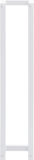 vidaXL Double Wall-Mounted Bathroom Rail ​60x12.5cm White