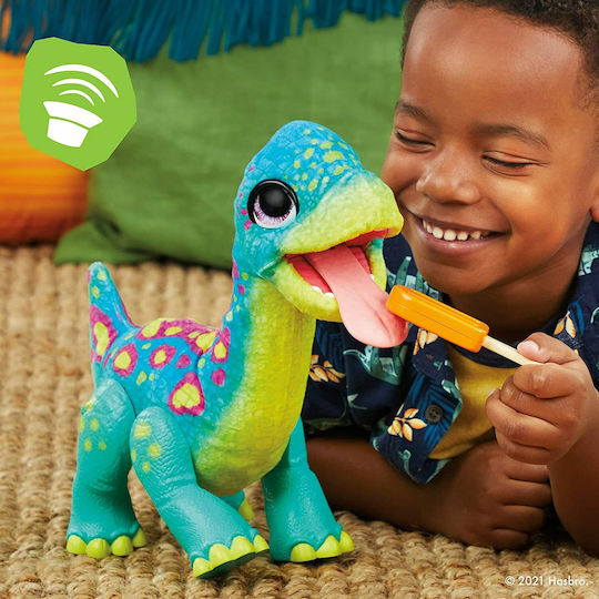 Hasbro Λούτρινος Δεινόσαυρος Snackin’ Sam the Bronto με Κίνηση για 4+ Ετών