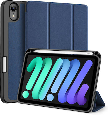 Dux Ducis Domo Flip Cover Piele artificială Albastru (iPad mini 2021)