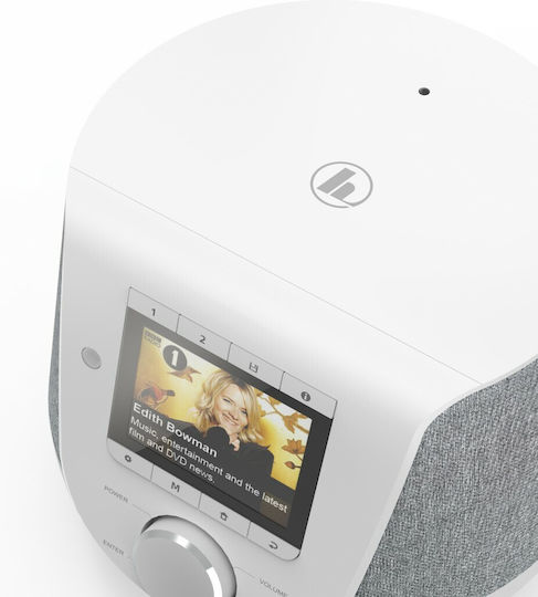 HAMA DIR3200SBT Cu alimentare la rețea DAB+ cu USB Alb