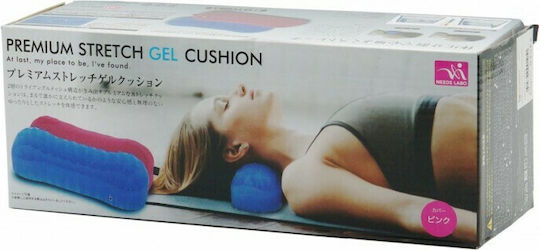 Premium Stretch Gel Cushion Κυλινδρικό Μαξιλάρι σε Μπλε χρώμα HO-RY-010