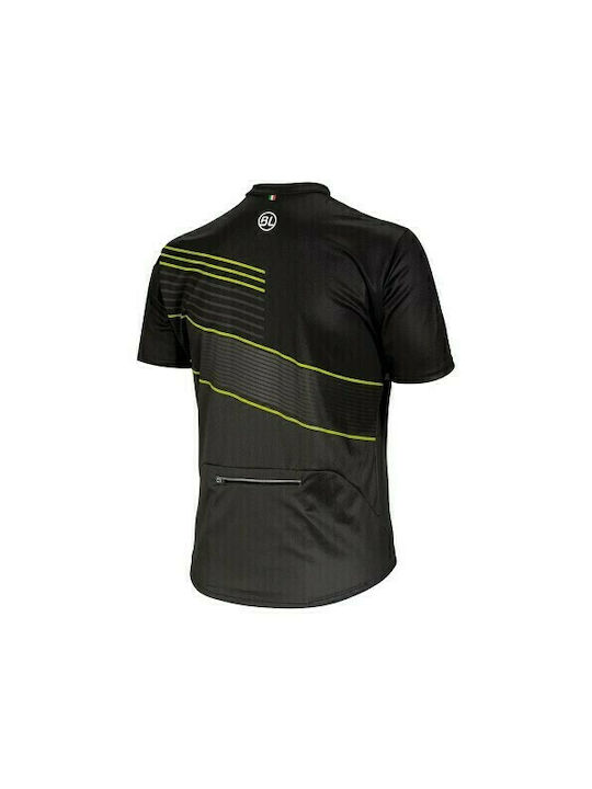 Bicycle Line Dirupo Short Sleeves Cycling Jersey Black/Grey